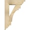 Ekena Millwork Merced Traditional Rough Sawn Bracket w/ Offset Brace, Douglas Fir, 6"W x 18"D x 26"H BKT0604X18X26MRC01RDF - alternate 2